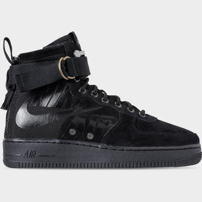 [917753-008] Mens Nike Sf Air Force 1 Mid 'black Cool Grey'