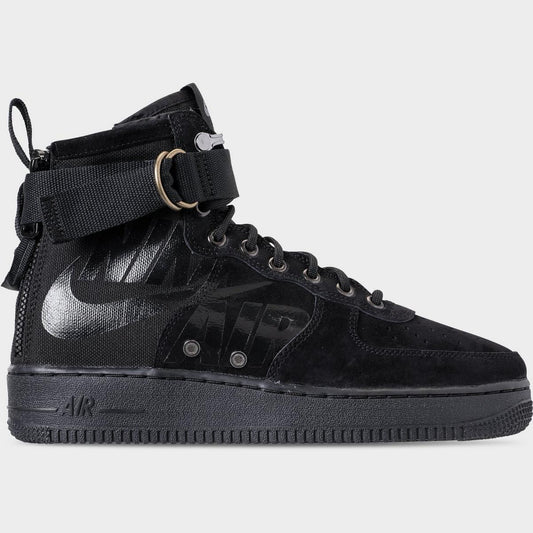 [917753-008] Mens Nike Sf Air Force 1 Mid 'black Cool Grey'