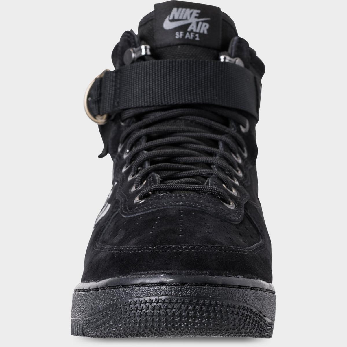 [917753-008] Mens Nike Sf Air Force 1 Mid 'black Cool Grey'