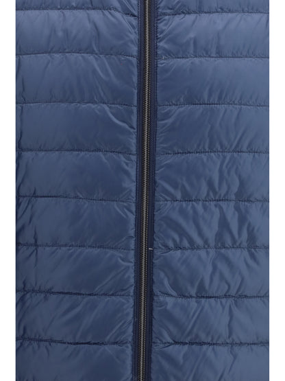 Reversible Gilet Teal/White