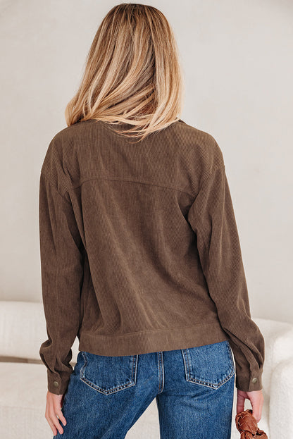 Threaded Pear Catherine Lapel Collar Corduroy Jacket