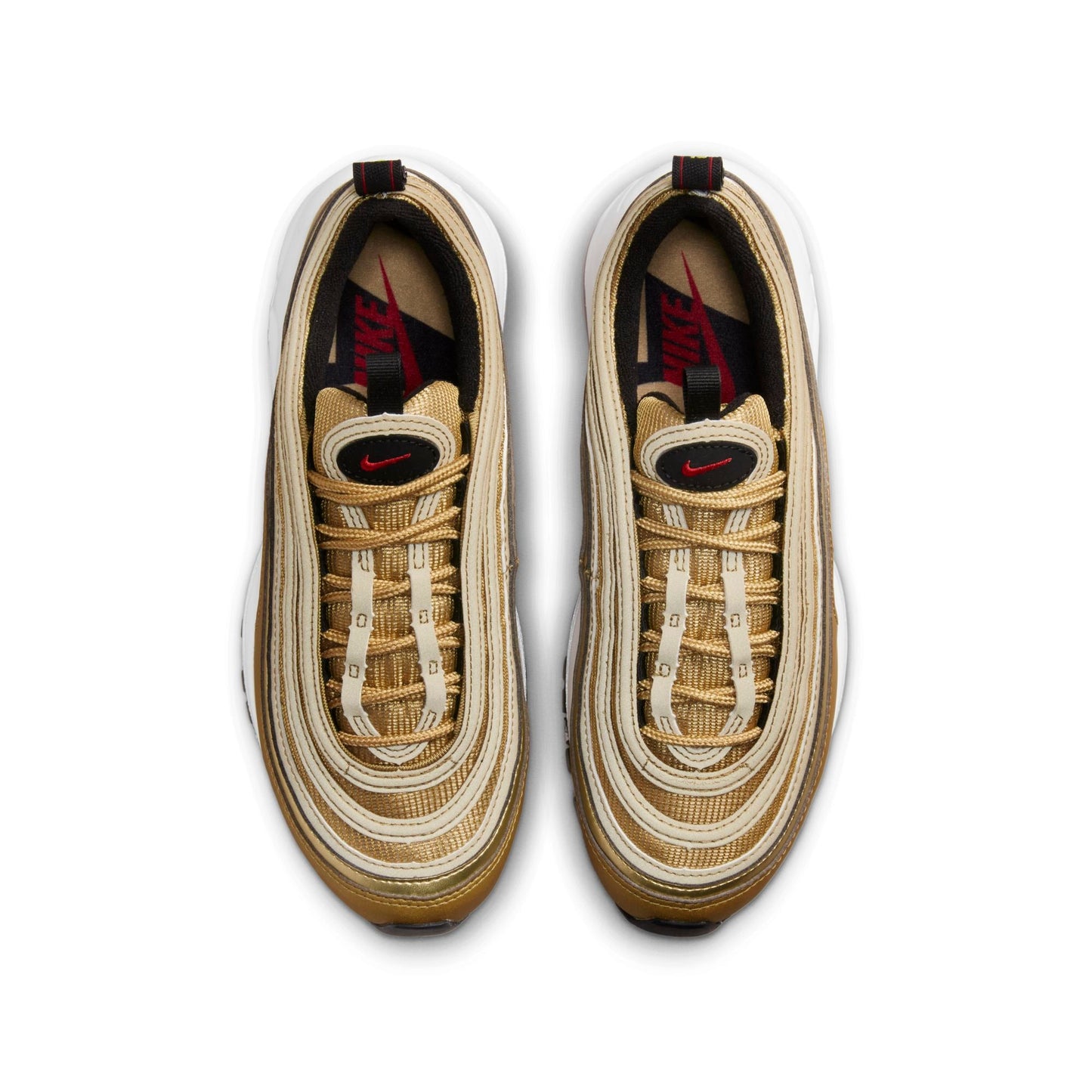 Nike Grade School Air Max 97 'Metallic Gold Gs' Sneakers