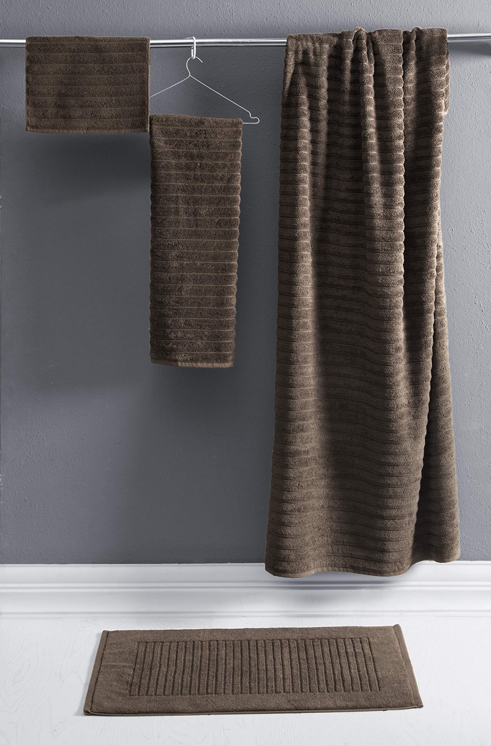 Classic Turkish Towels 100% Turkish Cotton Washcloths Set of 6, Absorbent & Quick Dry, Face Towels Wash Cloths for Hotel, Spa & Gym I 13"x13" - Classic Turkish Towels