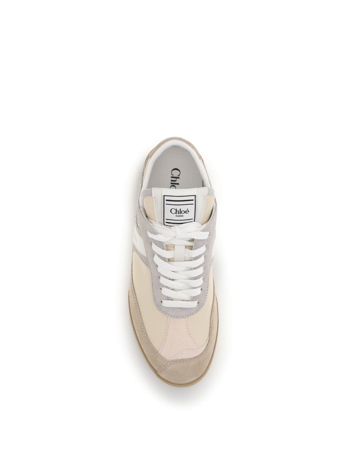 Leather Trainers Kick Dove Grey