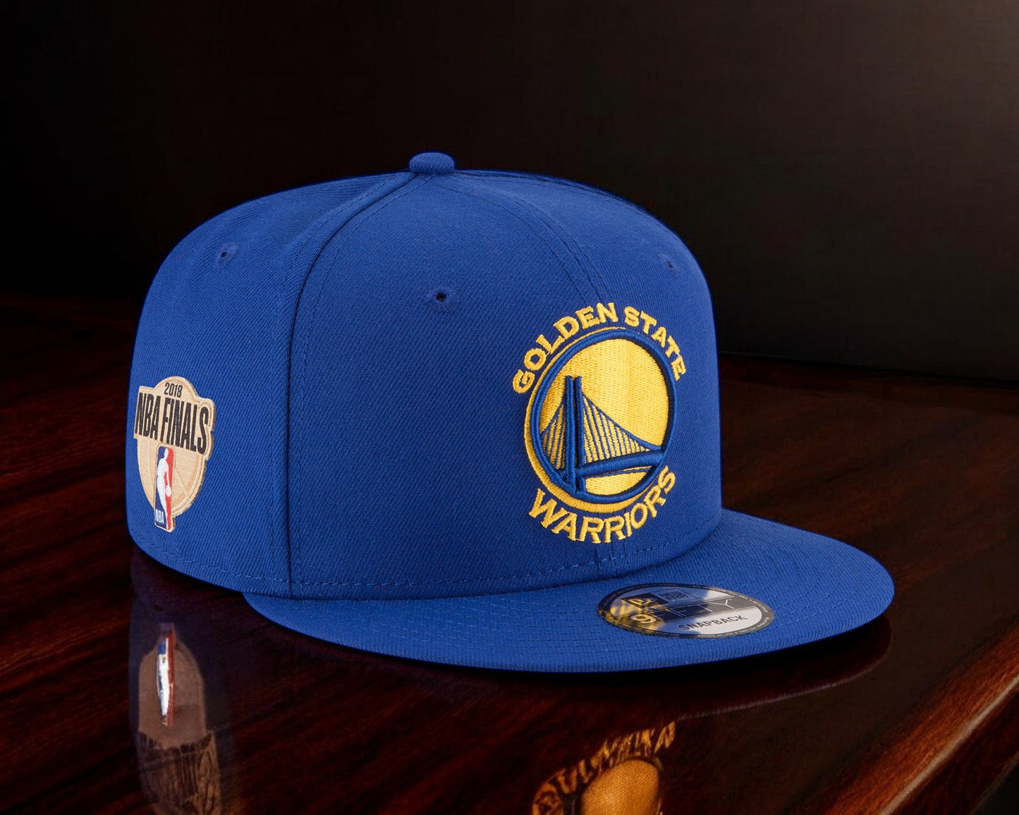 Men's New Era NBA Gsw Warriors 2018 Finals Sidepatch 9Fifty Snapback