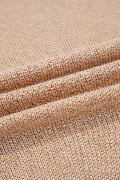 Threaded Pear Abby Shoulder Knit Tunic PLUS Top