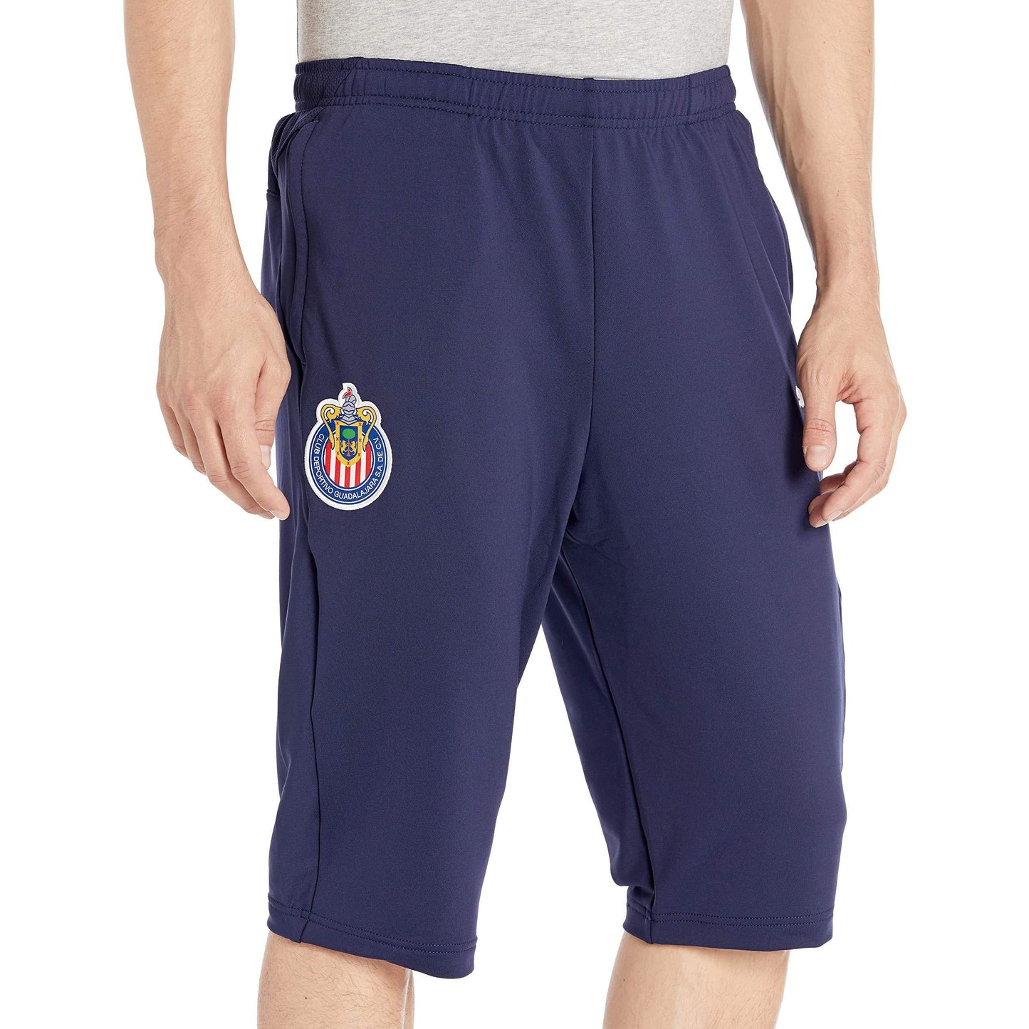 Men's Puma Chivas 3/4 Training Pants - Side Pockets With Zip