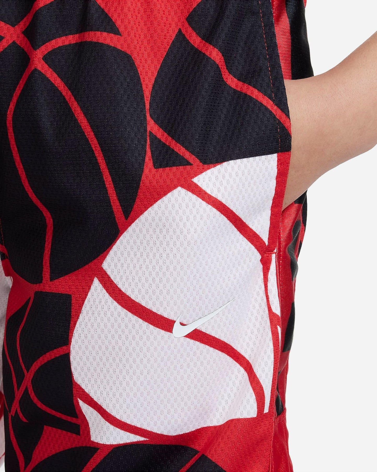 Nike Youth Dri-Fit Elite Big Kids' Printed Basketball Shorts