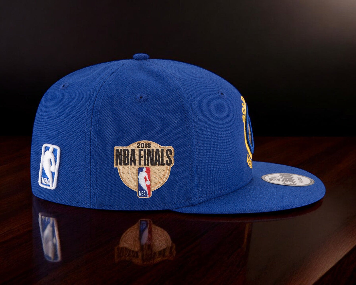 Men's New Era NBA Gsw Warriors 2018 Finals Sidepatch 9Fifty Snapback