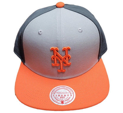 Mitchell & Ness Men's MLB Triple Play Liberty Snapback Mets Snapback Caps