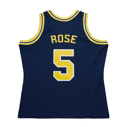Mitchell & Ness Men's Ncaa Dark Jersey Michigan 1991 Jalen Rose