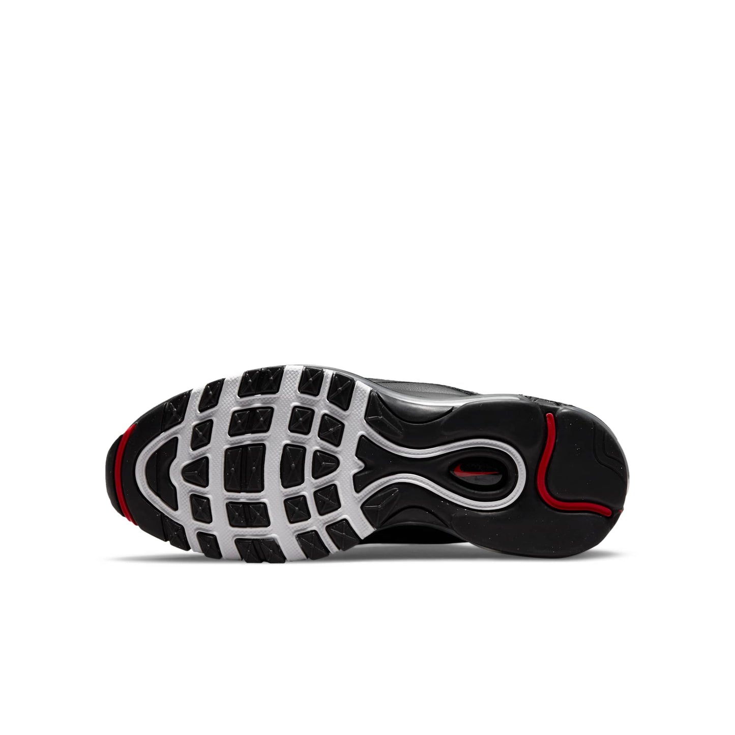 Nike Grade School Air Max 97 'Black Silver Red' Sneakers