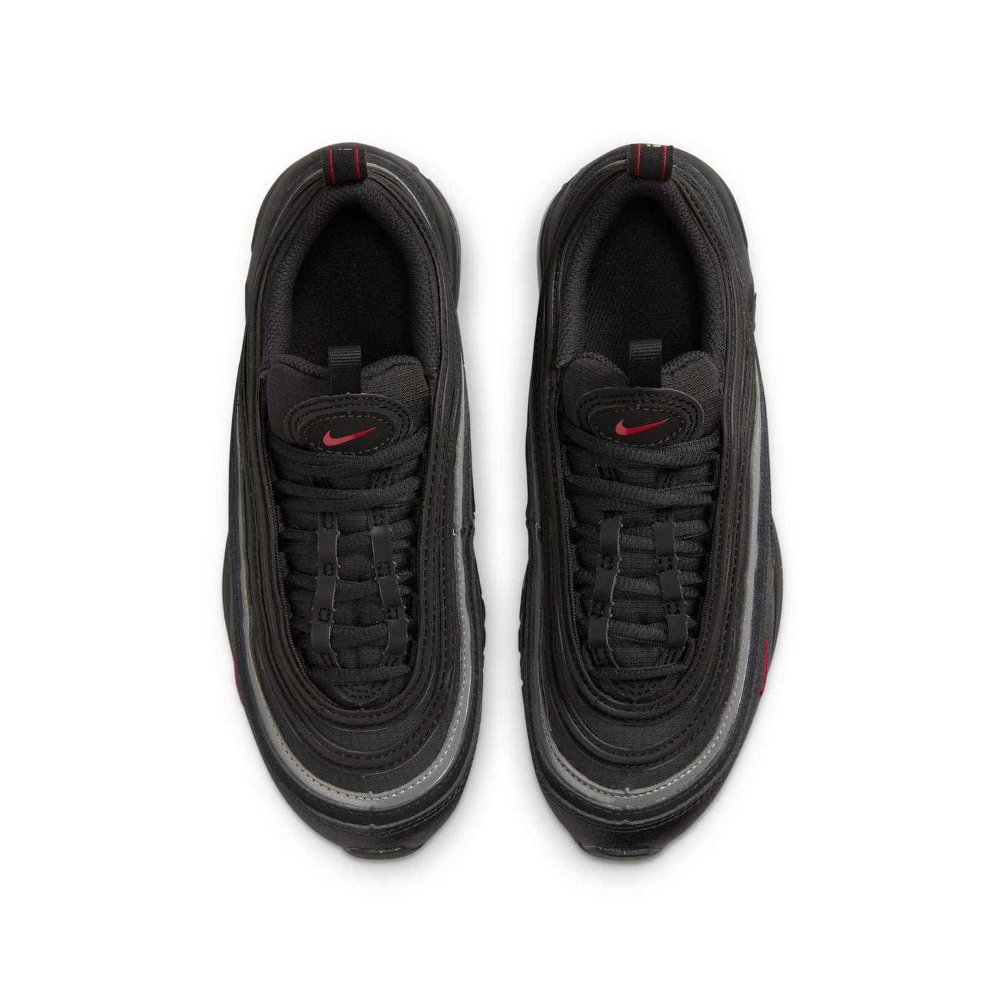 Nike Grade School Air Max 97 'Black Silver Red' Sneakers