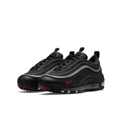 Nike Grade School Air Max 97 'Black Silver Red' Sneakers