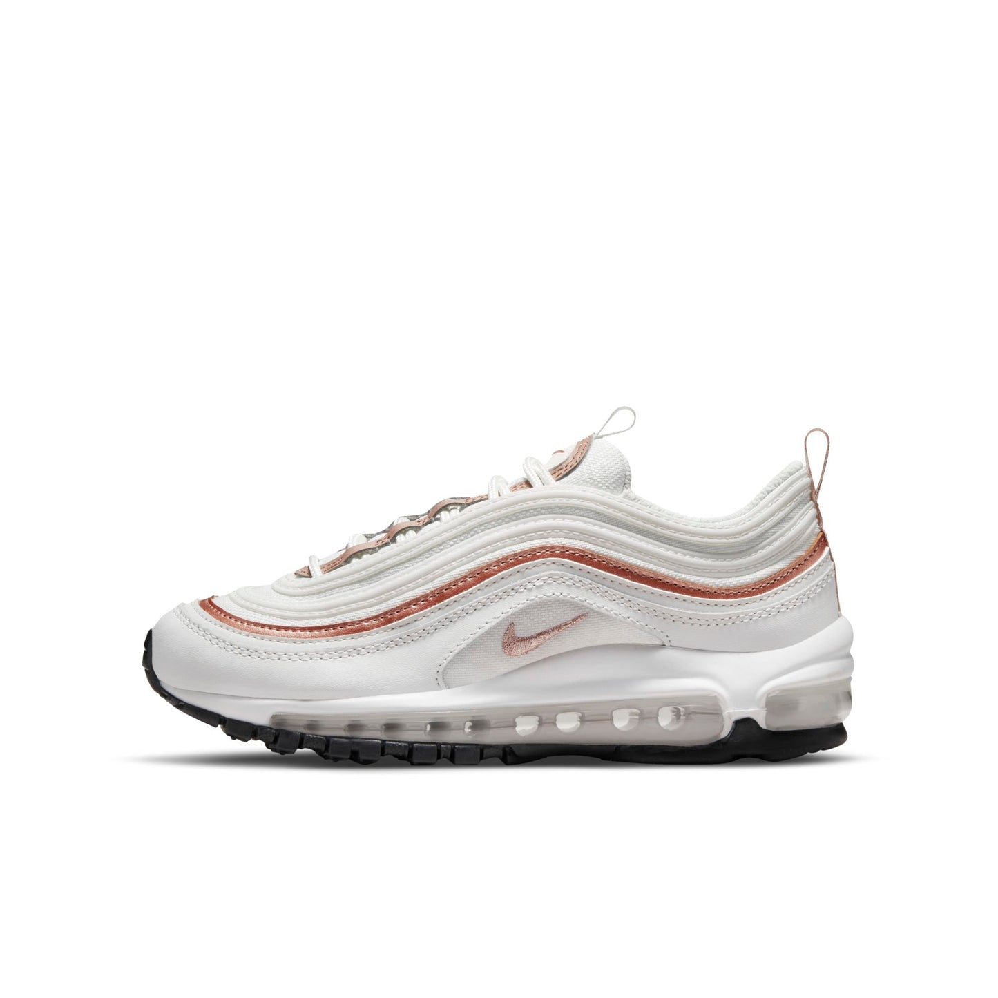 Nike Grade School Air Max 97 Gs 'White Metallic Red Bronze' Sneakers
