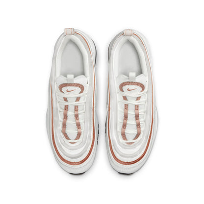 Nike Grade School Air Max 97 Gs 'White Metallic Red Bronze' Sneakers