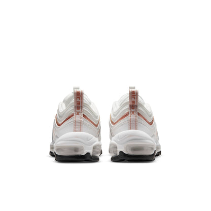Nike Grade School Air Max 97 Gs 'White Metallic Red Bronze' Sneakers