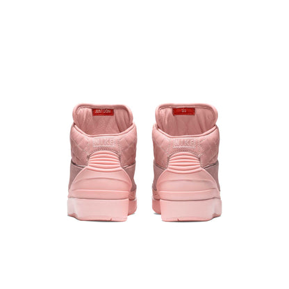 Grade School Air Jordan Retro 2 'Just Don Arctic Orange' Sample Sneakers