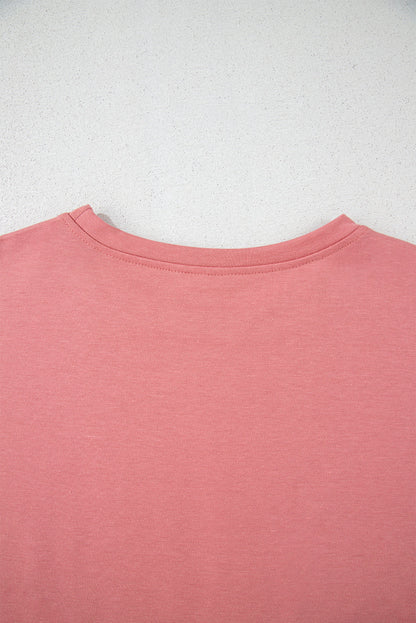 Threaded Pear Evelynn Blossom 2pcs Cropped Tee Set