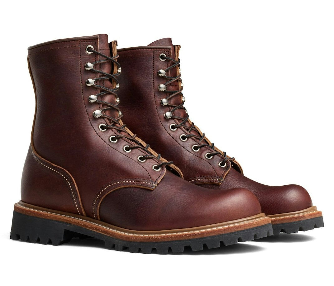 Mens Red Wing Logger Leather Boot In Briar