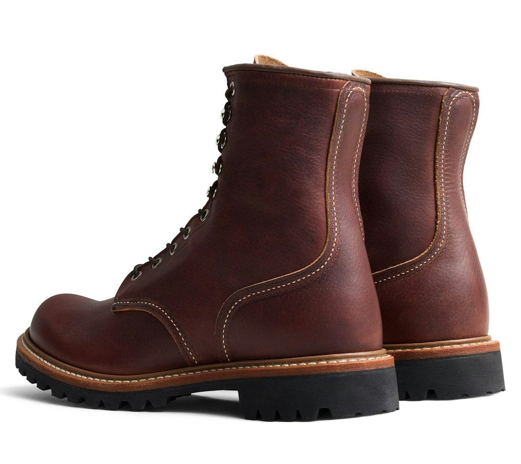 Mens Red Wing Logger Leather Boot In Briar