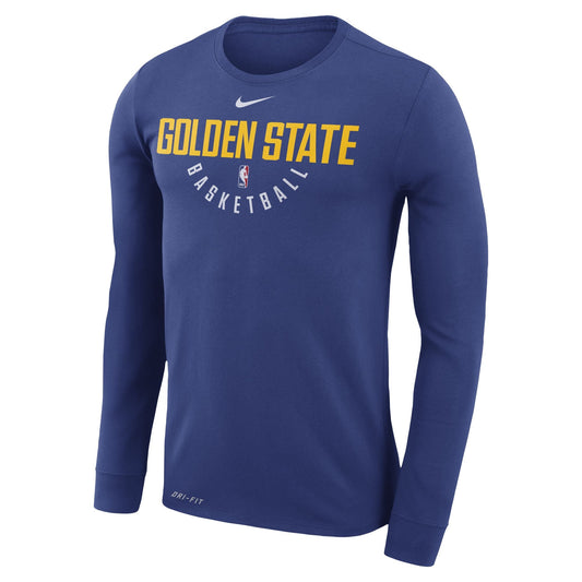 Nike Men's NBA Golden State Warriors Dri-Fit Long Sleeve T-Shirt