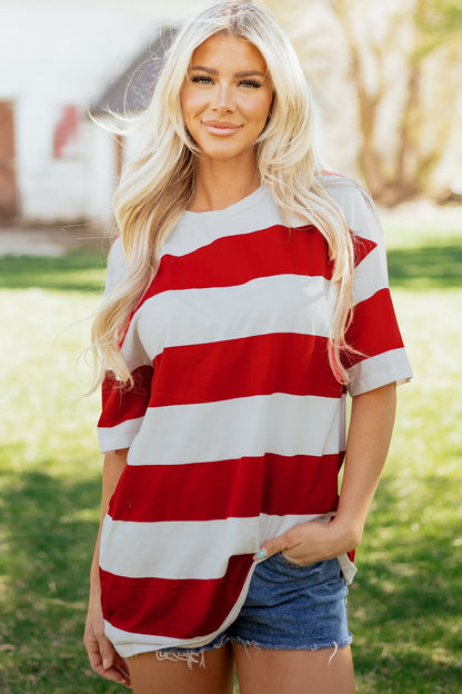 Threaded Pear Tiana Block Oversize Tunic Tee