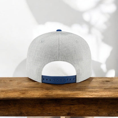 New Era Men's NBA 950 2-Tone Heather Gray Snapback Cap Golden State Warriors Hats