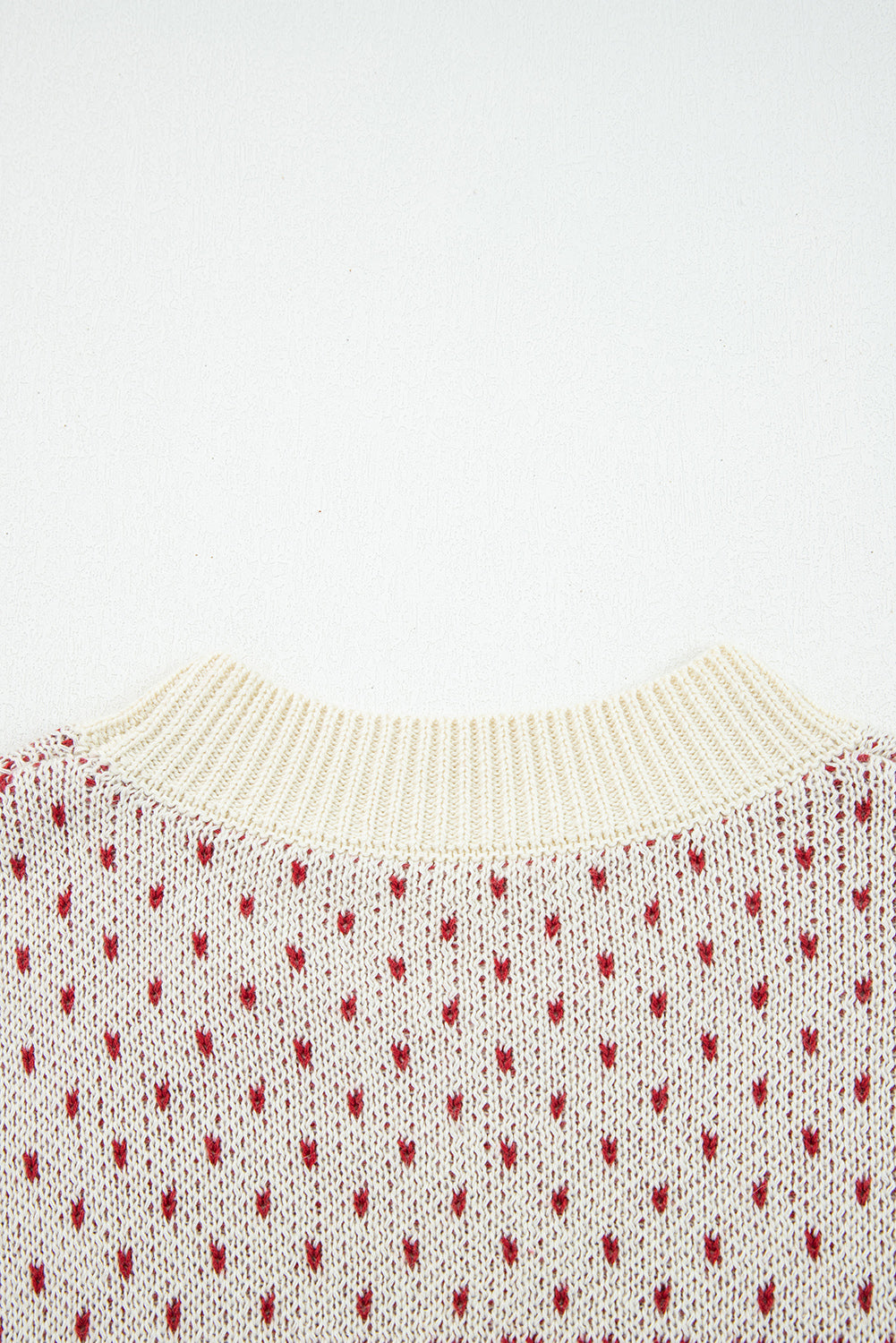 Threaded Pear Kinley Pattern Lantern Sleeve Sweater