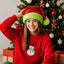 Green Burr Christmas Hat