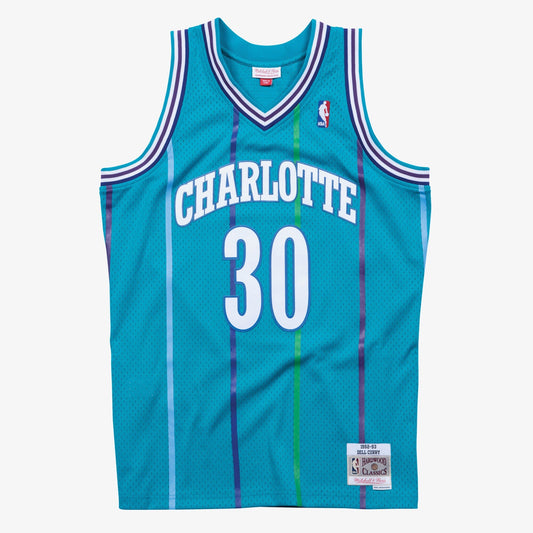 Men's Mitchell & Ness NBA Swingman Road Jersey Hornets 1992 Dell Curry