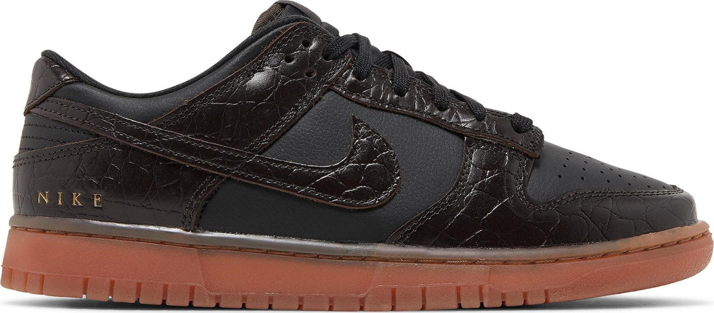 Nike Men's Dunk Low Se 'Chocolate Croc' Sneakers