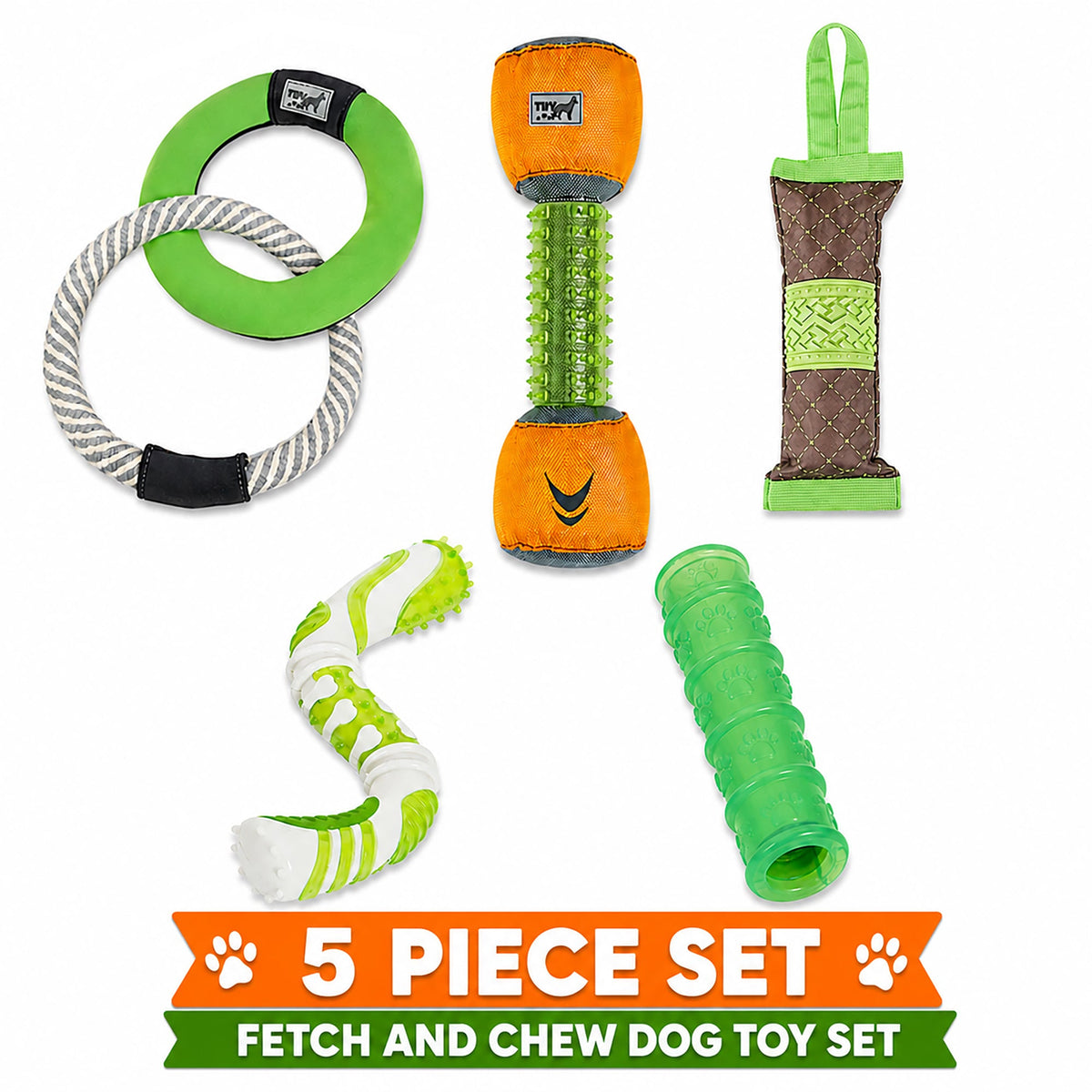 Green and Orange-