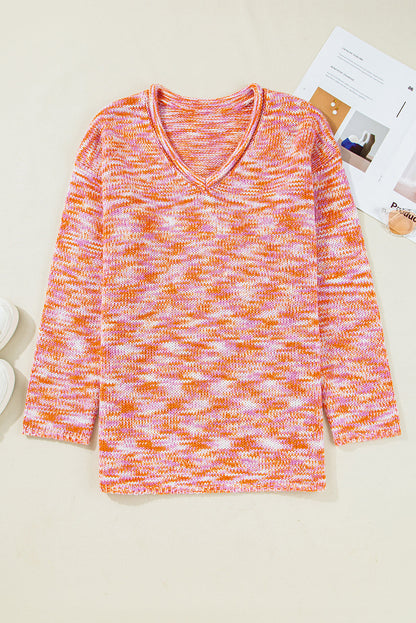 Threaded Pear Sofia Shoulder Tunic Oversized Sweater