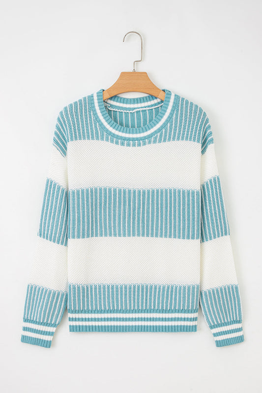 Threaded Pear Haley Drop Shoulder Loose Sweater