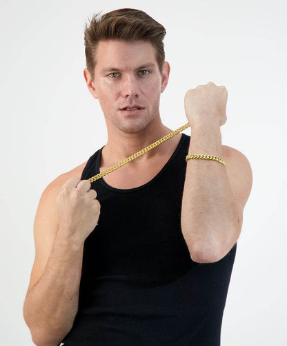 XL Cuban Link Super Deluxe Iced Out Lock Necklace
