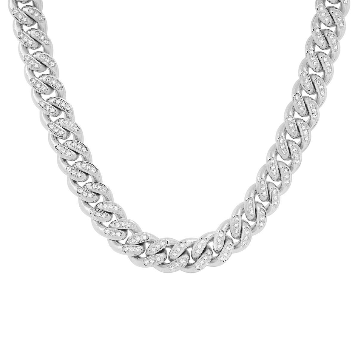 XL Cuban Link Super Deluxe Iced Out Lock Necklace