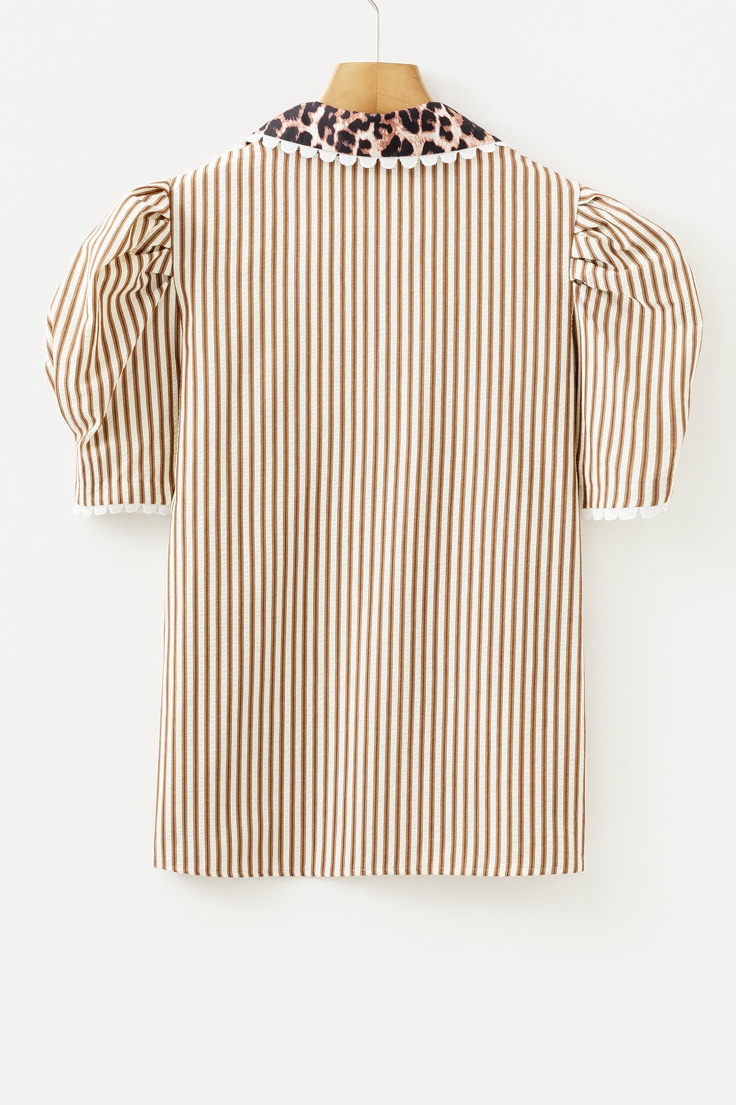 Threaded Pear Laila Sleeve Patchwork Collar Blouse