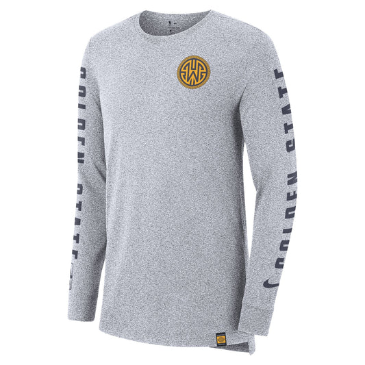 Nike Men's NBA Golden State Warriors Dri-Fit Long Sleeve T-Shirt