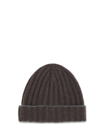 Beanie Hat Brown Cashmere