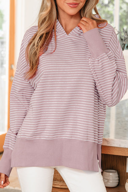 Threaded Pear Addilyn Shoulder Loose Fit Hoodie