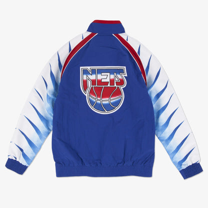 Mitchell & Ness Men's NBA Authentic Warm Up Jacket Nets 93-94
