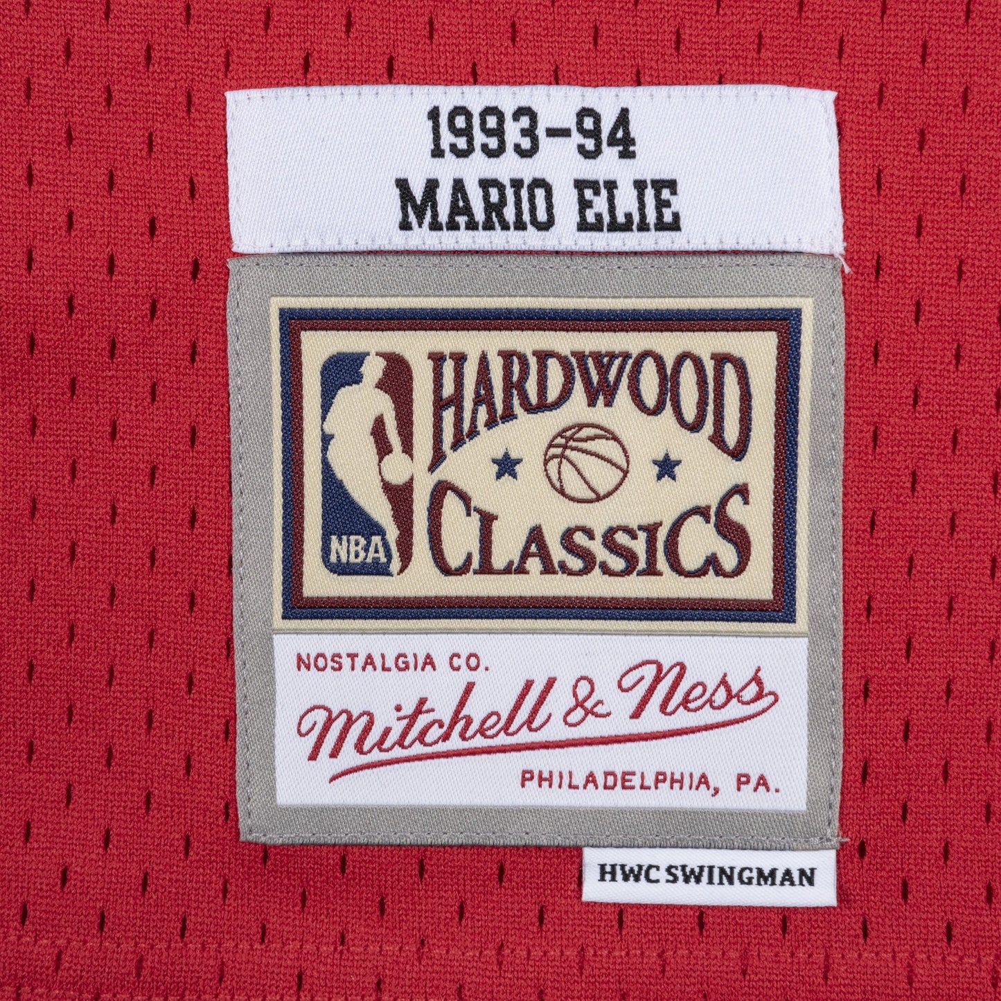 Mitchell & Ness Men's NBA Swingman Jersey Rockets 1993 Mario Elie