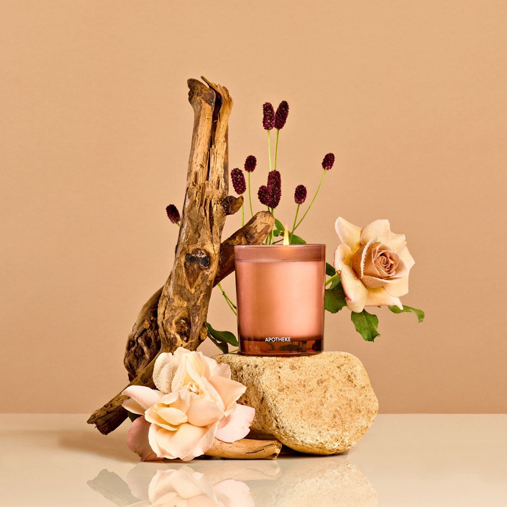 APOTHEKE Santal Rock Rose Petite Candle