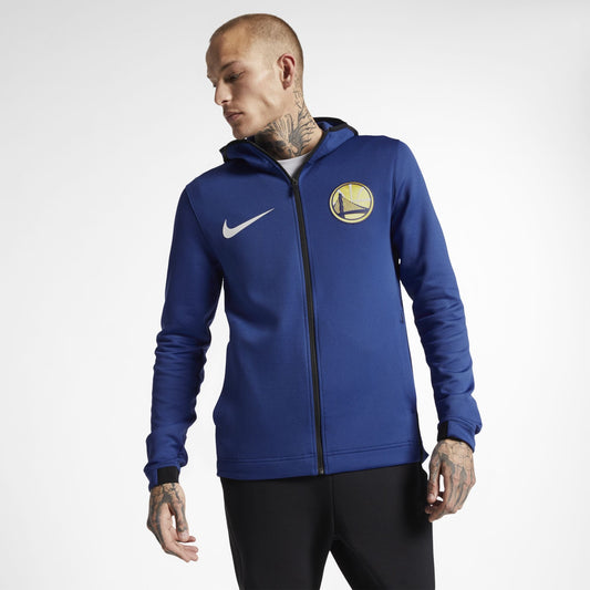 Nike Men's NBA Golden State Warriors Showtime Therma Flex Full-Zip Hoodie