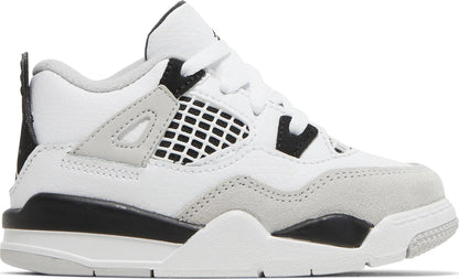 Air Jordan Toddlers Retro 4 'Military Black' Td Sneakers