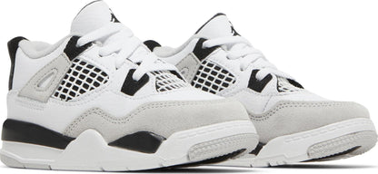 Air Jordan Toddlers Retro 4 'Military Black' Td Sneakers
