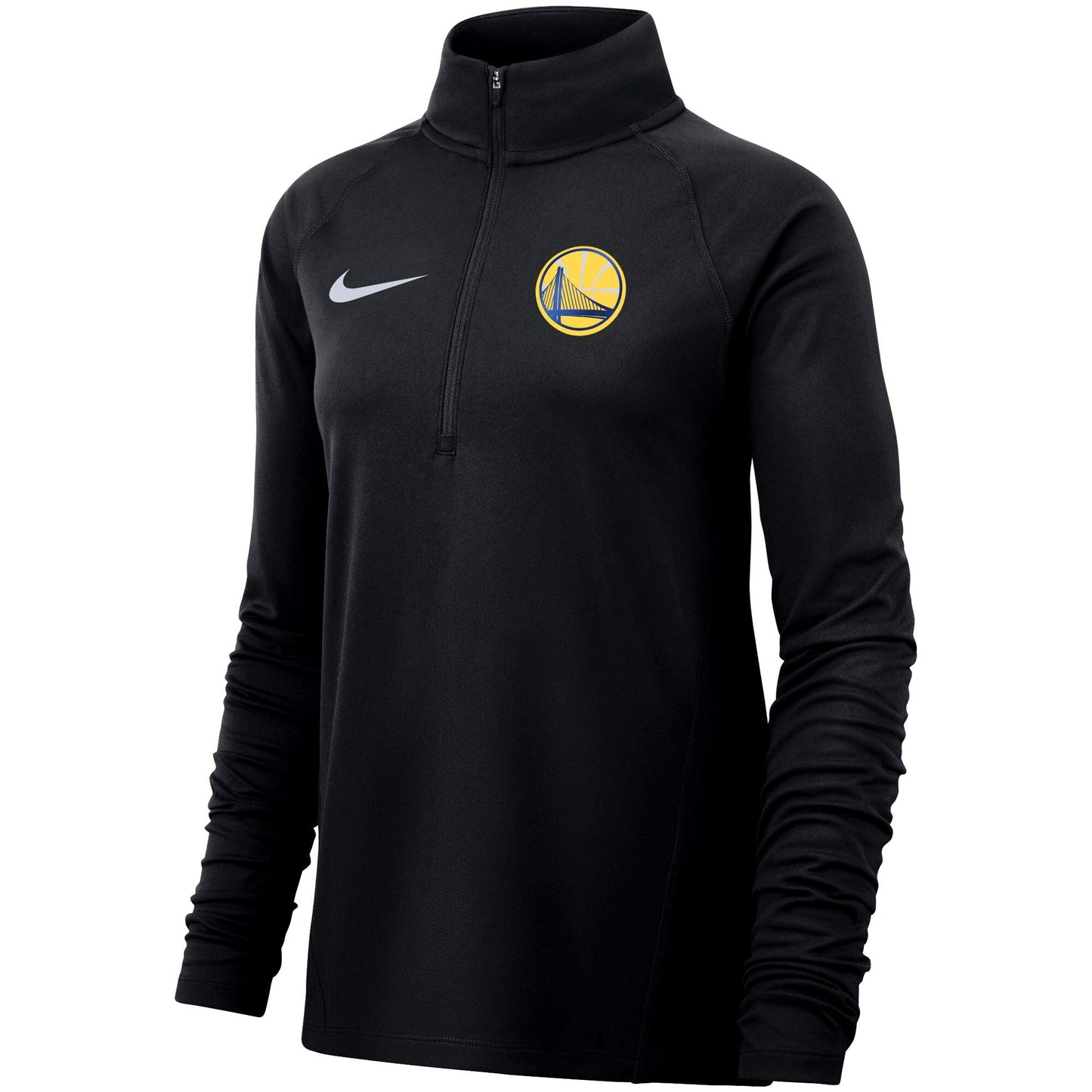 Nike Women's NBA Golden State Warriors Sleeve Half-Zip Pullover Jacket Jackets