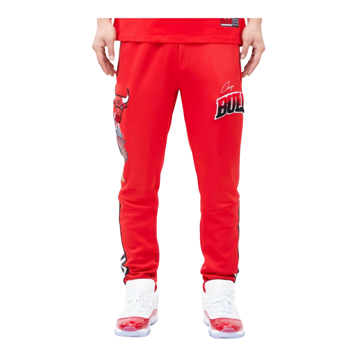 Pro Standard Chicago Bulls Home Town Men Track Pants Red