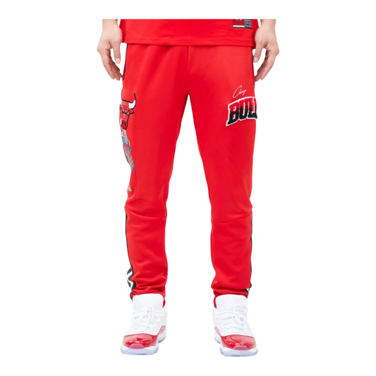 Pro Standard Chicago Bulls Home Town Men Track Pants Red